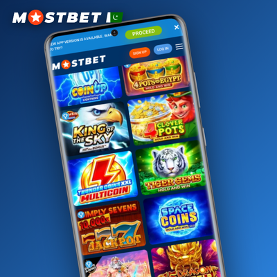 Mostbet casino bonus welcome package with gift box and gold coins illustration