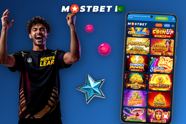 Mostbet online casino slot in demo mode showing a play-money fun balance