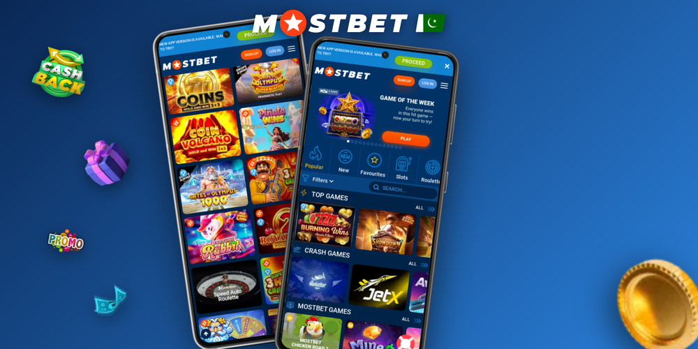 Mostbet online casino lobby showing slots, live dealer and category filters